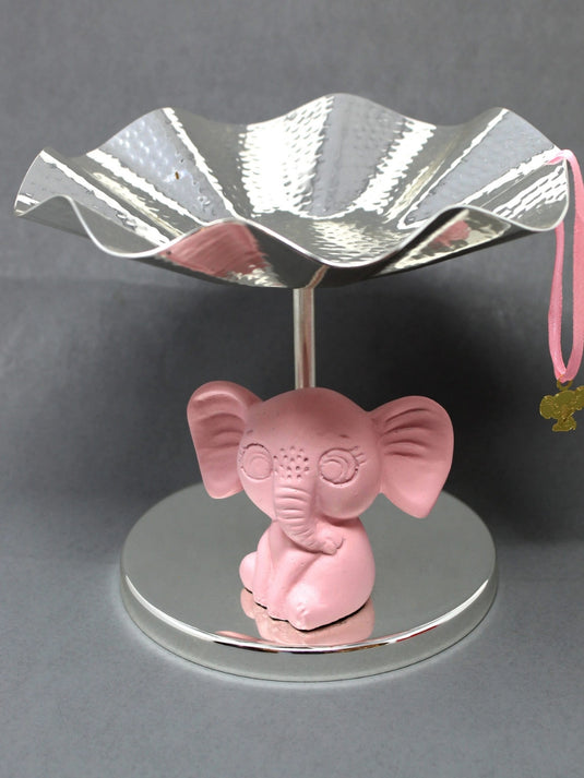 Pink Baby Elephant Bowl