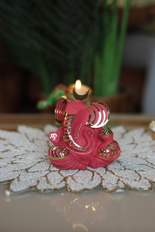 Red  Chand Ganesha