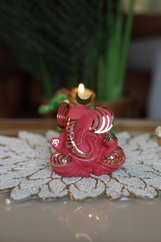 Red  Chand Ganesha