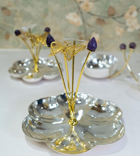 Butterfly Amethyst Platter