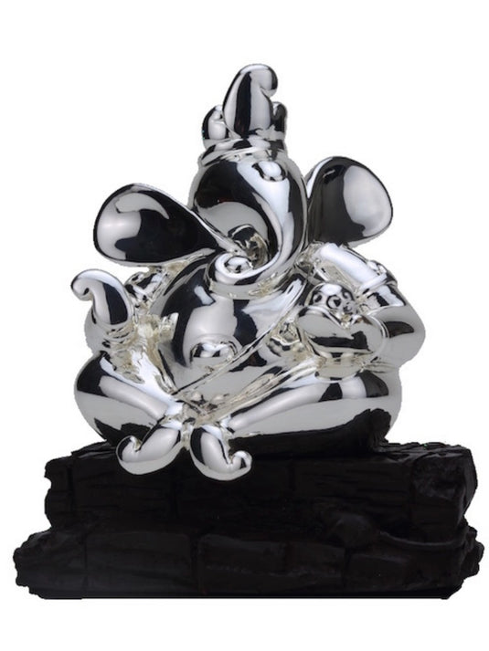 Silver Ambi Ganesha Showpiece