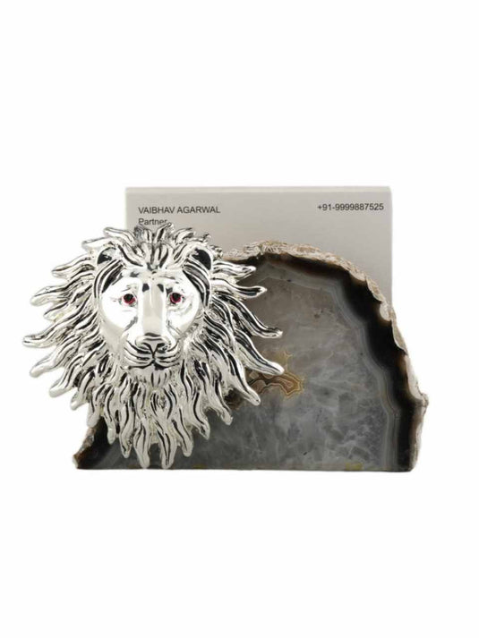 Lion Agate Visiting Card Holder